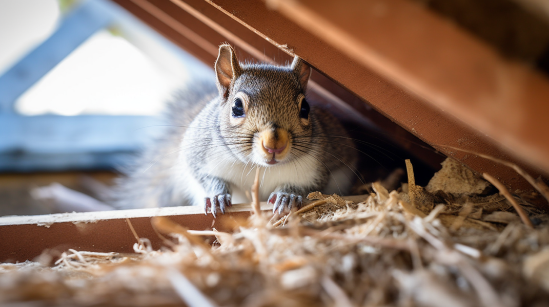 The Hidden Dangers of Squirrels to Your Roof - Mend Roofing